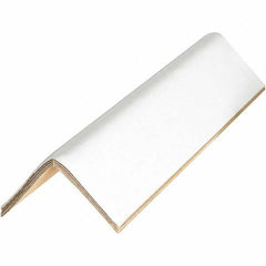 Made in USA - 36" Long x 2-1/2" Wide x 2-1/2" High Edge Guard - White, Case - Strong Tooling