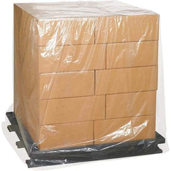 Made in USA - 42" Long x 48" Wide x 48" High Pallet Cover - Clear, Case - Strong Tooling