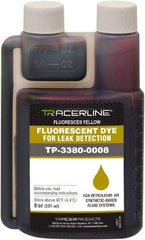 Spectroline - 8 oz Bottle Yellow Automotive Leak Detection Dye - For Engine Oil (Gasoline & Diesel), Power Steering, Automatic Transmission, Fuel (Gasoline & Diesel), Hydraulics - Strong Tooling