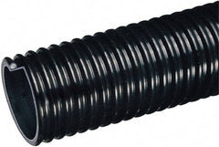 Kuriyama of America - 3" ID x 3.64" OD, 40 Max psi, Full In. Hg, Dry Material Handling & Transfer Hose - Polyurethane Liner, PVC Cover, -40 to 150°F, 4" Bend Radius, 50' Coil Length, Black - Strong Tooling