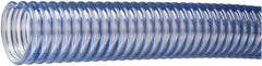 Kuriyama of America - 1-1/2" ID x 1.92" OD, 50 Max psi, 28 In. Hg, Dry Material Handling & Transfer Hose - PVC, -4 to 150°F, 3" Bend Radius, 100' Coil Length, Transparent - Strong Tooling