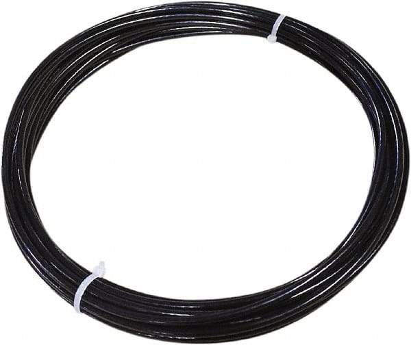 Loos & Co. - 3/16" x 1/8" Diam, Steel Wire Rope - 1,760 Lb Breaking Strength, 7 x 19, Vinyl Coating - Strong Tooling