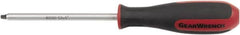 GearWrench - #0 Square Point, 4" Blade Length Square Recess Screwdriver - 8-3/32" OAL - Strong Tooling