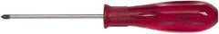 GearWrench - #2, 10.41" OAL, Standard Phillips Screwdriver - 6" Blade Length, Round Shank, Acetate Handle - Strong Tooling