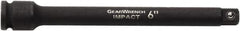 GearWrench - 1/4" Drive Impact Socket Extension - 6" OAL, Black Finish - Strong Tooling