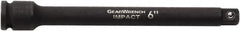 GearWrench - 1/4" Drive Impact Socket Extension - 4" OAL, Black Finish - Strong Tooling