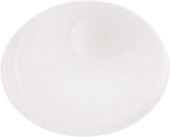 Rubbermaid - 8.8" Long x 8.8" Wide, Round Plastic Lid - Corner-Pull Tab, Use with 1980393 - Strong Tooling