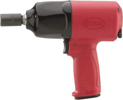 Sioux Tools - 1/2" Drive, 6,300 RPM, 520 Ft/Lb Torque Impact Wrench - Pistol Grip Handle, 1,200 IPM, 3.9 CFM, 90 psi, 1/4" NPT Inlet - Strong Tooling