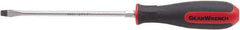 GearWrench - 3/16" Blade Width, 14.17" OAL Slotted Screwdriver - 10" Blade Length, Round Shank, Acetate with Rubber Grip Handle - Strong Tooling