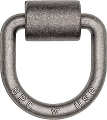 Buyers Products - Steel D-Ring with Integral Bracket - 4-1/2" Long, Gray, For Use with Cargo Control - Strong Tooling