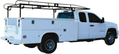 Buyers Products - Steel Ladder Rack - 162" Long, Black, For Use with Single & Dual Rear Wheel Utility Compartments - Strong Tooling