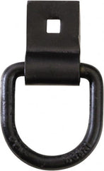 Buyers Products - Steel D-Ring with Integral Bracket - 3-1/2" Long, Black, For Use with Cargo Control - Strong Tooling