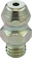 Umeta - Straight Head Angle, M6x1.0 UNF-2A Steel Standard Grease Fitting - 1/2" Overall Height - Strong Tooling