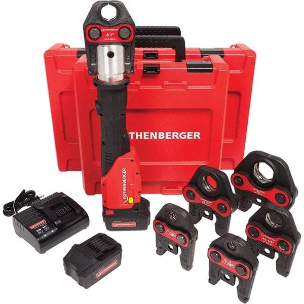 Rothenberger - Benders, Crimpers & Pressers Type: Cordless Press Tool Maximum Pipe Capacity (Inch): 2 - Strong Tooling