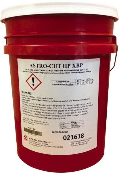 Monroe Fluid Technology - 5 Gal Pail Cutting & Grinding Fluid - Semisynthetic - Strong Tooling