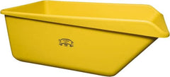 Remco - 149 Gal Yellow Rectangular Polyethylene Tub - 21-3/4" High x 32" Diam - Strong Tooling