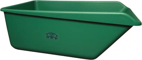 Remco - 149 Gal Green Rectangular Polyethylene Tub - 21-3/4" High x 32" Diam - Strong Tooling