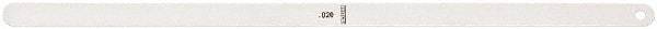 Starrett - Feeler Gages   Thickness (Decimal Inch): 0.0200    Leaf Length (Inch): 12 - Strong Tooling