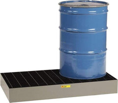 Little Giant - 33 Gal Sump Capacity, Steel Platform - Low Profile - 51" Long x 26" Wide x 6-1/2" High, 3,000 Lb Capacity - Strong Tooling