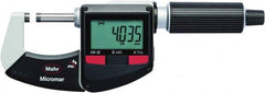 Mahr - MICROMAR 40 EWRI DIGITAL MICROMETER - 0-1", .00005"Resolution, Integrated Wireless Output - Strong Tooling