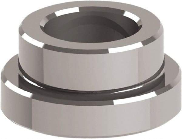 Jergens - Ball Lock System Compatible, Reverse Mount Modular Fixturing Receiver Bushing - 13mm ID x 0.7874" OD, 0.7874" Overall Height - Strong Tooling