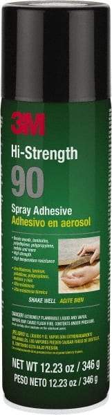 3M - 12.23 oz Aerosol Clear Spray Adhesive - High Tack, 250°F Heat Resistance - Strong Tooling