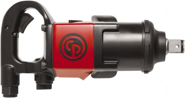 Chicago Pneumatic - 1" Drive, 6,200 RPM, 1,770 Ft/Lb Torque Impact Wrench - D-Handle, 40.4 CFM, 90 psi, 3/8" NPT Inlet - Strong Tooling