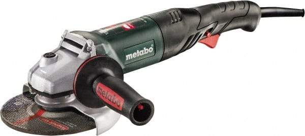 Metabo - 6" Wheel Diam, 9,600 RPM, Corded Angle & Disc Grinder - 5/8-11 Spindle, 120 Volts, 13.2 Amps - Strong Tooling