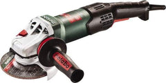 Metabo - 5" Wheel Diam, 10,000 RPM, Corded Angle & Disc Grinder - 5/8-11 Spindle, 120 Volts, 14.6 Amps - Strong Tooling