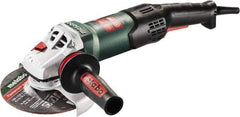 Metabo - 6" Wheel Diam, 9,600 RPM, Corded Angle & Disc Grinder - 5/8-11 Spindle, 120 Volts, 14.6 Amps - Strong Tooling