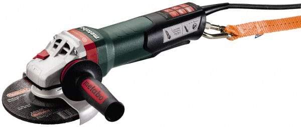 Metabo - 6" Wheel Diam, 9,600 RPM, Corded Angle & Disc Grinder - 5/8-11 Spindle, 120 Volts, 14.5 Amps - Strong Tooling