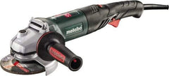 Metabo - 5" Wheel Diam, 11,000 RPM, Corded Angle & Disc Grinder - 5/8-11 Spindle, 120 Volts, 13.2 Amps - Strong Tooling