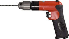 Sioux Tools - 1/4" Reversible Keyed Chuck - Pistol Grip Handle, 1,800 RPM, 12 LPS, 0.5 hp, 90 psi - Strong Tooling