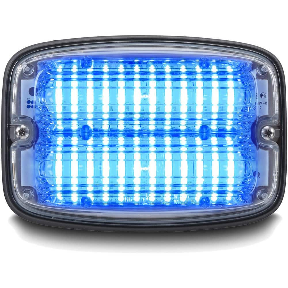 Auxiliary Lights; Light Type: Heavy Duty LED Work Truck Light; Amperage Rating: 1.0000; Light Technology: LED; Color: Blue; Material: Polycarbonate; Voltage: 12; Overall Length: 6.40; Overall Width: 1; Overall Height: 4.4; Wire Connection Type: Hardwired;