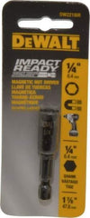 DeWALT - 1/4" Magnetic Nutsetter - 1/4" Hex Drive, 1-7/8" OAL - Strong Tooling