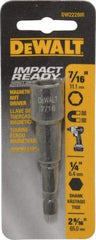 DeWALT - 7/16" Magnetic Nutsetter - 1/4" Hex Drive, 2-9/16" OAL - Strong Tooling