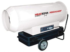 Heatstar - 610,000 BTU Rating, Diesel Forced Air Heater - 14,250 Sq Ft Max Heating Area, 35.6 Gal Capacity, Fuel with Diesel, Kerosene, JP-8 & Jet8 - Strong Tooling