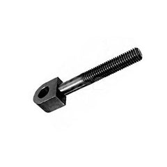 Swing Bolts; Type: Swing Bolt; Thread Size: 1/2-13 in; System of Measurement: Inch; Thread Size (Inch): 1/2-13; Hole Diameter (Inch): 1/2; Head Width: 1 in; Hole Center To End (Inch): 4-1/8; Material: Steel; Finish: Black Oxide; Thread Length (Inch): 2-1/