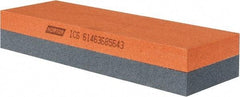 Norton - 6" Long x 2" Wide x 1" Thick, Aluminum Oxide Sharpening Stone - Rectangle, Medium, Fine Grade - Strong Tooling