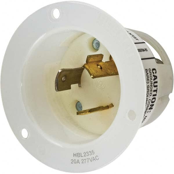 Hubbell Wiring Device-Kellems - 277V 20A NEMA L7-20P Industrial Twist Lock Inlet - Strong Tooling