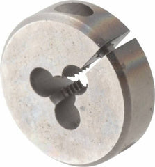 Cle-Line - #6-32 UNC High Speed Steel Round Adjustable Die - Strong Tooling