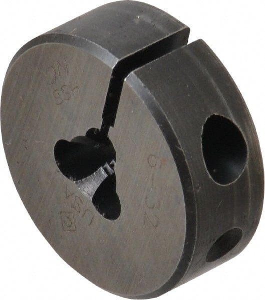 Cle-Line - #6-32 UNC High Speed Steel Round Adjustable Die - Strong Tooling