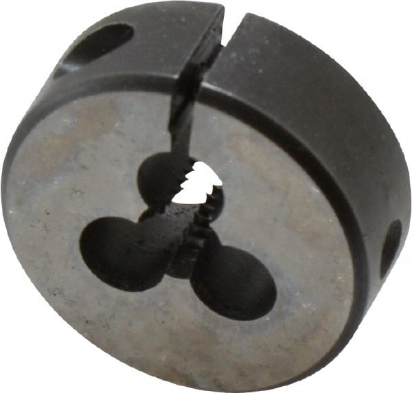 Cle-Line - #10-24 UNC High Speed Steel Round Adjustable Die - Strong Tooling