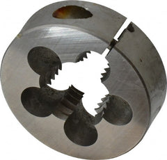 Cle-Line - 7/8-9 UNC High Speed Steel Round Adjustable Die - Strong Tooling