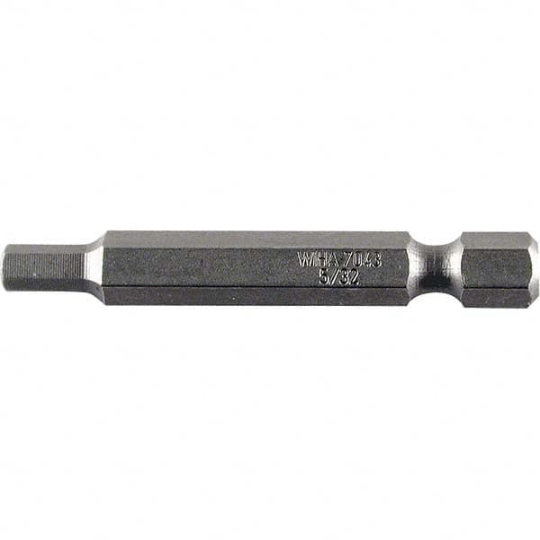 Wiha - 3/16" Power Bit - 1/4" Drive, 2" OAL - Strong Tooling