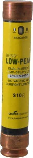 Cooper Bussmann - 300 VDC, 600 VAC, 60 Amp, Time Delay General Purpose Fuse - Fuse Holder Mount, 5-1/2" OAL, 100 at DC, 300 at AC (RMS) kA Rating, 26.92mm Diam - Strong Tooling