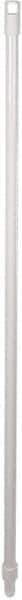 Remco - 61 x 1" Fiberglass Squeegee Handle - European Threaded Connection, White - Strong Tooling