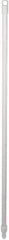 Remco - 61 x 1" Fiberglass Squeegee Handle - European Threaded Connection, White - Strong Tooling