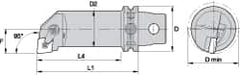 Kennametal - Left Hand Cut, 32mm Min Bore Diam, Size KM63 Steel Modular Boring Cutting Unit Head - 1.9685" Max Bore Depth, Through Coolant, Compatible with CN.. - Strong Tooling