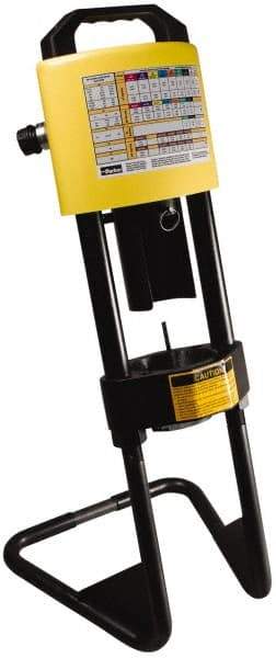 Parker - 3/16 to 1-1/4" Cut Diam, 30 Ton Portable Hose Crimper - 30 sec Cycle, 15" Wide x 30" High x 12" Deep - Strong Tooling